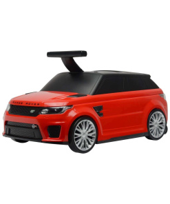 Red Official Licensed Range Rover Sport SVR 2 in 1 Foot to Floor Push Along Ride on Car and Luggage Suitcase