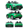 2 Seater - Green Mercedes GT R AMG 24v Electric Ride On Car 4WD with MP4 Player HL289-0