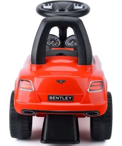 Red Licensed Bentley GT Foot to Floor Push Along Ride on