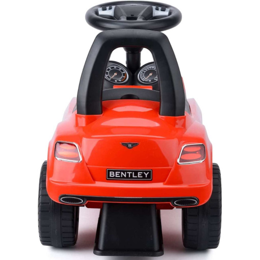 Red Licensed Bentley GT Foot to Floor Push Along Ride on