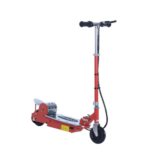 Red electric 120w kids scooter