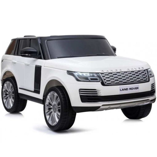 kids white range rover vogue ride on car