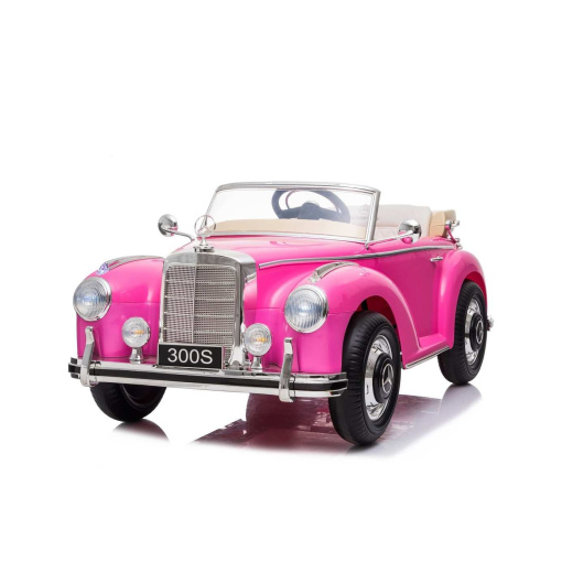 ELECTRIC-RIDE-ON-KIDS-MERCEDES-CAR-PINK