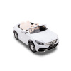 White Mercedes kids ride on car with remote