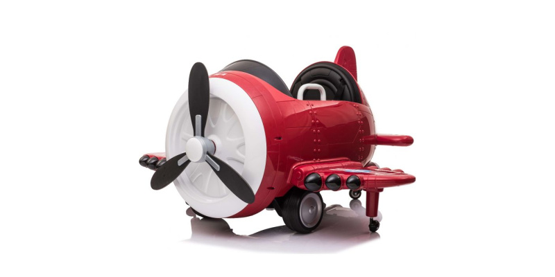 12v aeroplane ride on electric kids red