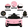 Pink Electric ride on lamborghini huracan car