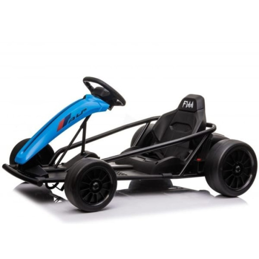 Blue drift go kart