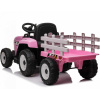 kids pink farm tractor