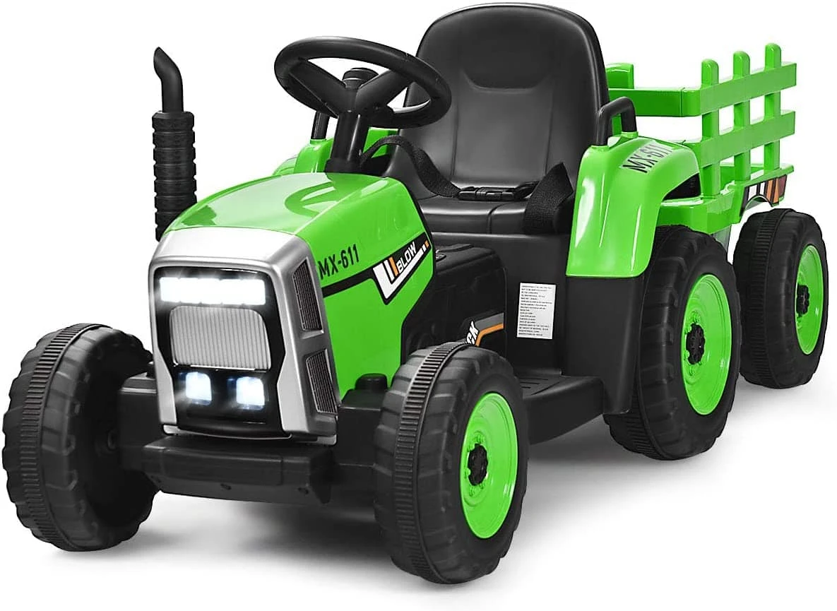 12v electric ride on 2024 tractor