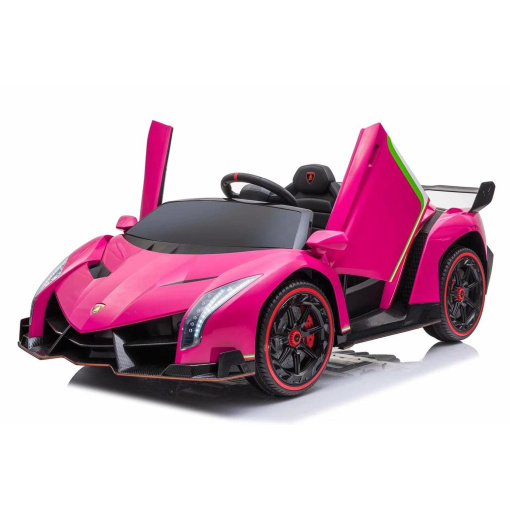 kids lamborghini 2 seater pinkVENENO PINK 1