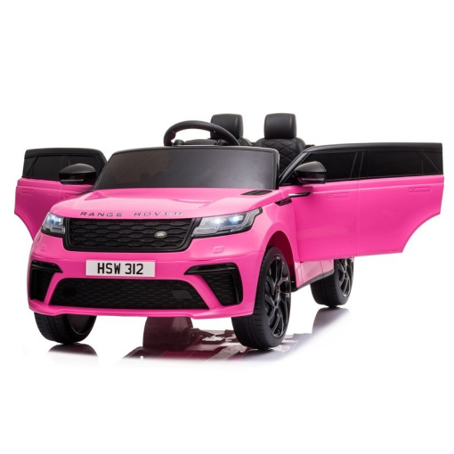 pink kids car off road