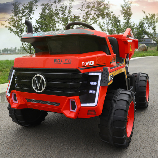 red mining truck for kids