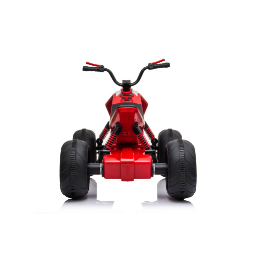 RED KIDS QUAD BIKE WITH RUBBER WHEELS