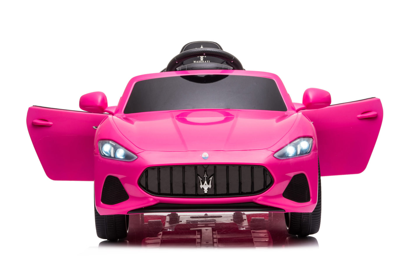 pink maserati electric car charger