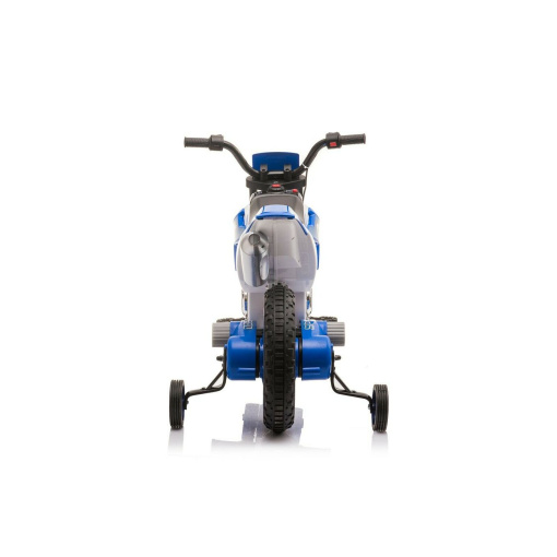 blue kids motorbike