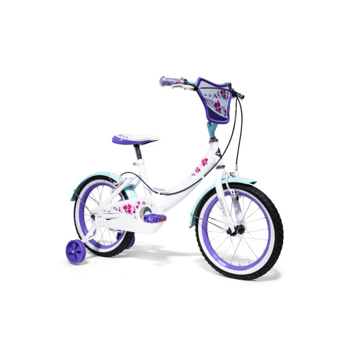 Purple Bike with Stabilisers