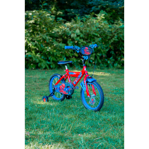 16 spiderman bike with training wheels online