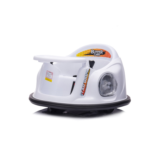 Kids White electric Bumper Car