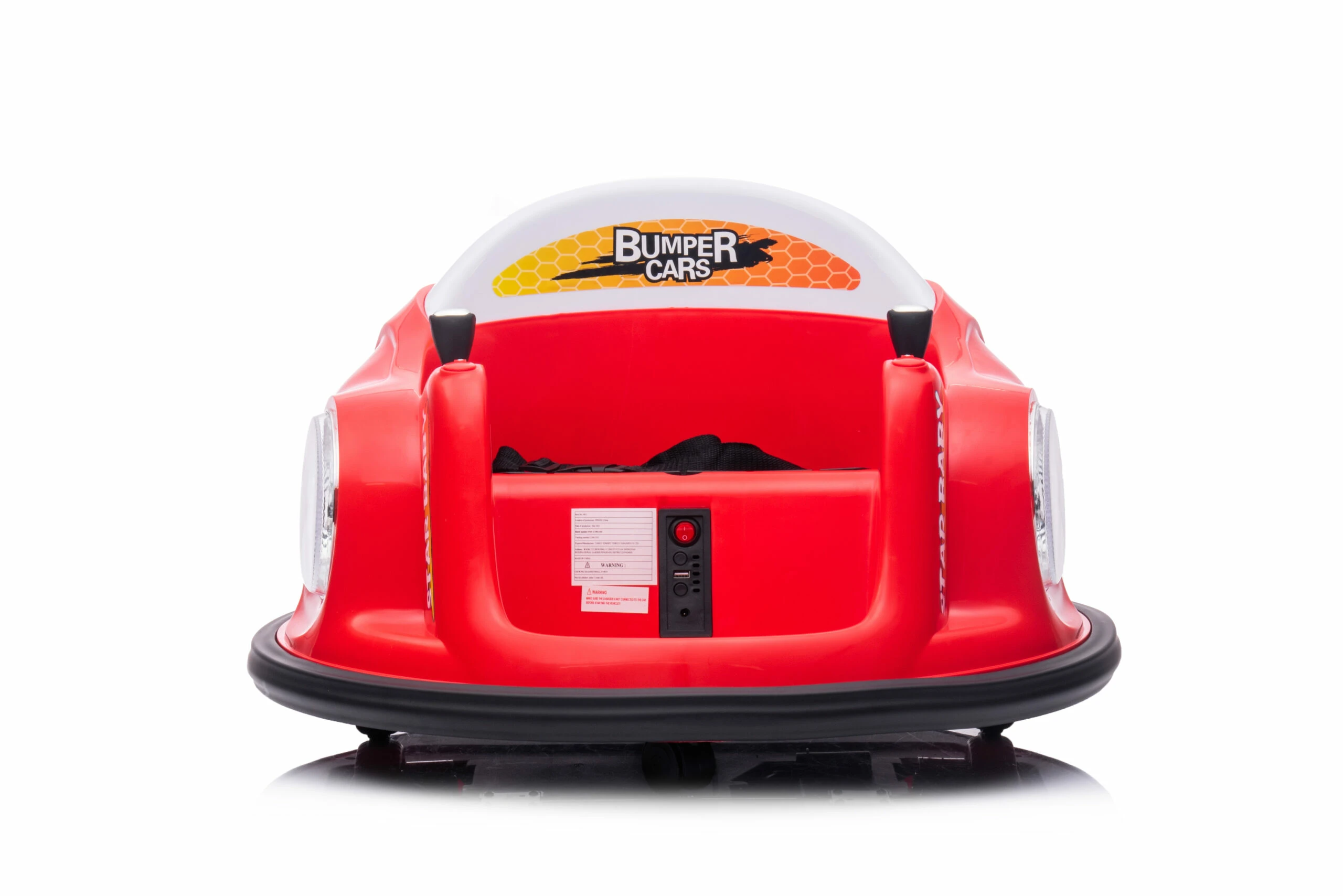 kidzone bumper car red