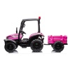 Girls ride on tractor