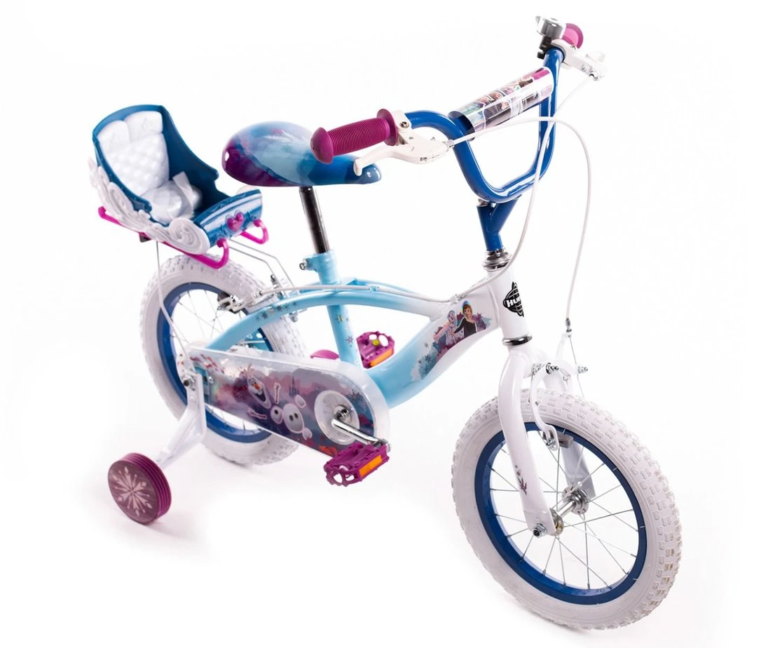 Disney frozen bike store with doll carrier