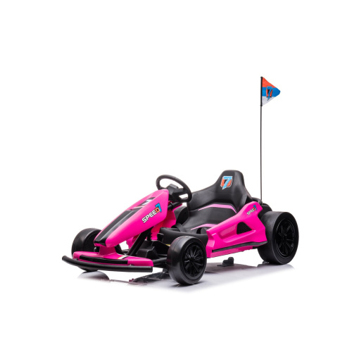 girls pink electric go kart