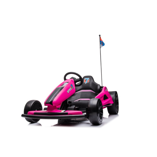 pink 24v electric go kart