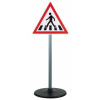 pedestrian sign for ride on car