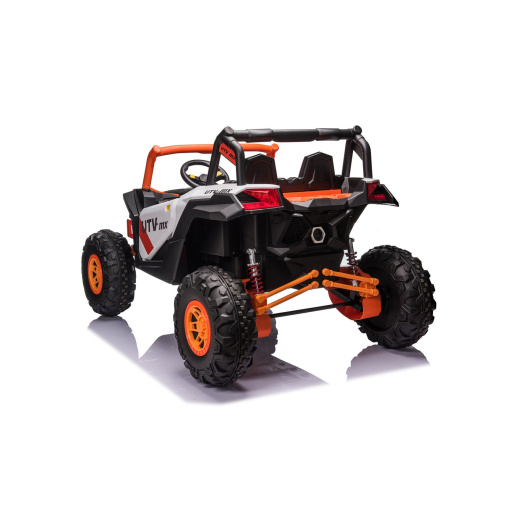 Orange 2 Seater Kids Ride on Buggy