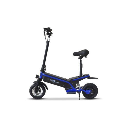 Neo Outlaw Blue 500w Scooter with Seat