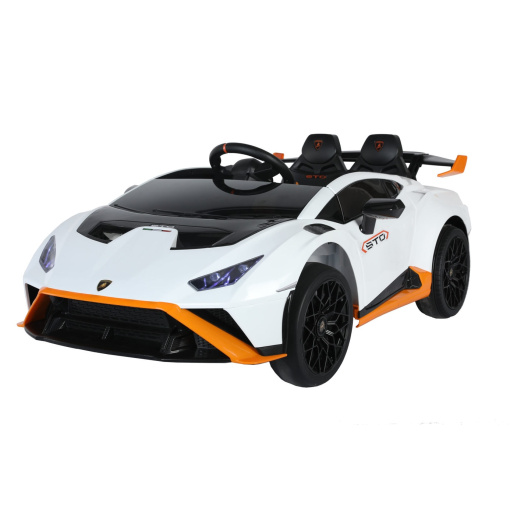 White Kids Lamborghini car with remote