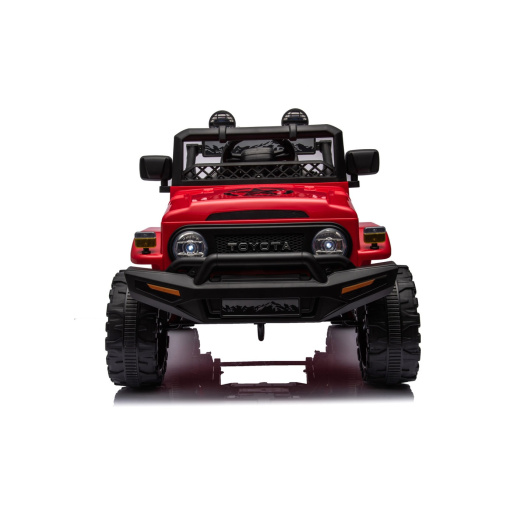 Electric ride on cars jeep red