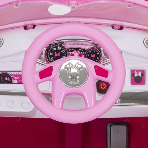 Pink Minni mouse car ride on