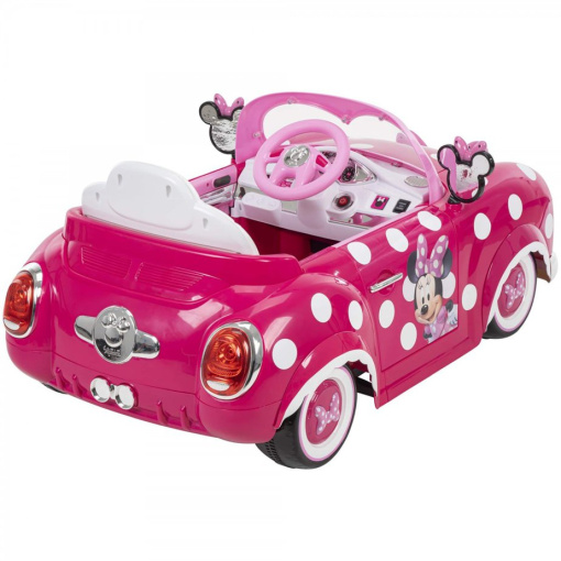 Pink Minnie Mouse Kids Car