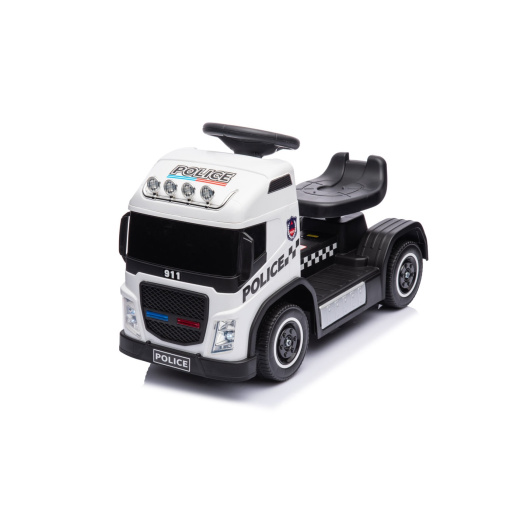 Electric Police Truck White