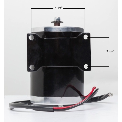 500W Motor size