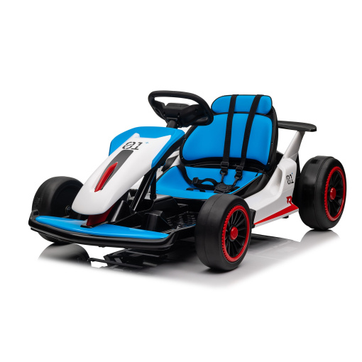 Blue Electric Go Kart