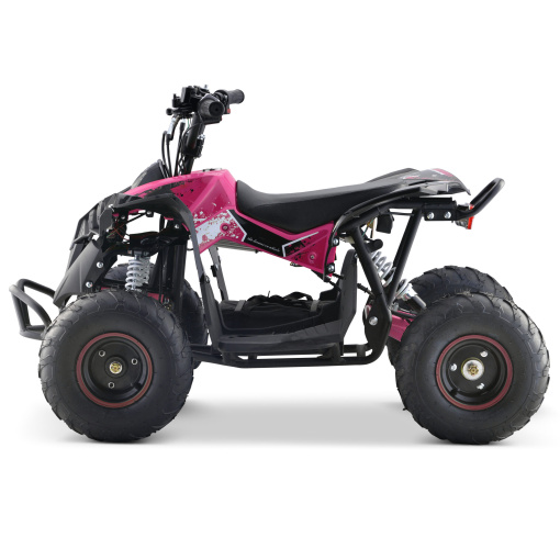 Pink electric quad bike