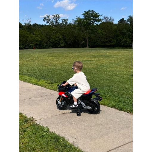 Official Licensed Aprilia RSV4 12V Kids Ride-On Motorbike - Image 15