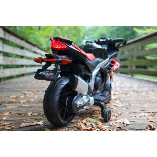 Official Licensed Aprilia RSV4 12V Kids Ride-On Motorbike - Image 5