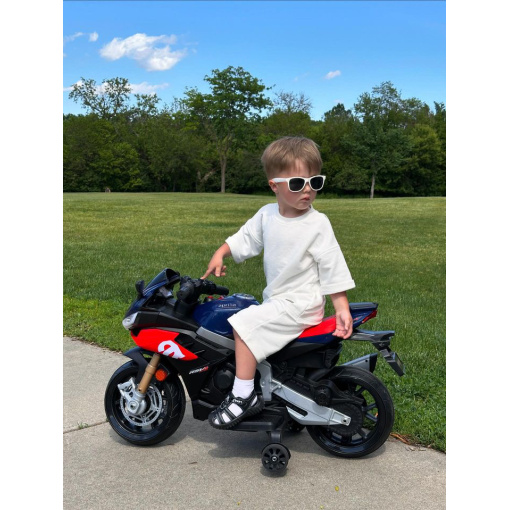 Official Licensed Aprilia RSV4 12V Kids Ride-On Motorbike - Image 10