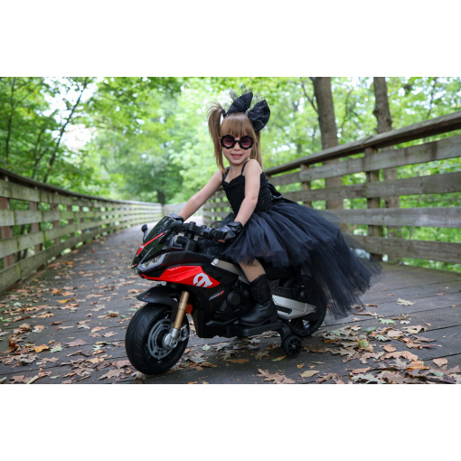 Official Licensed Aprilia RSV4 12V Kids Ride-On Motorbike - Image 18