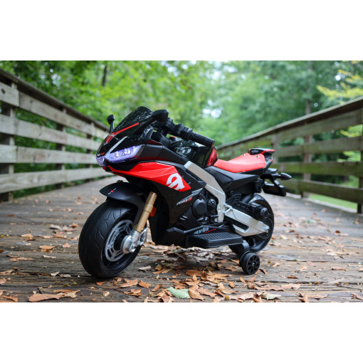 Official Licensed Aprilia RSV4 12V Kids Ride-On Motorbike - Image 14