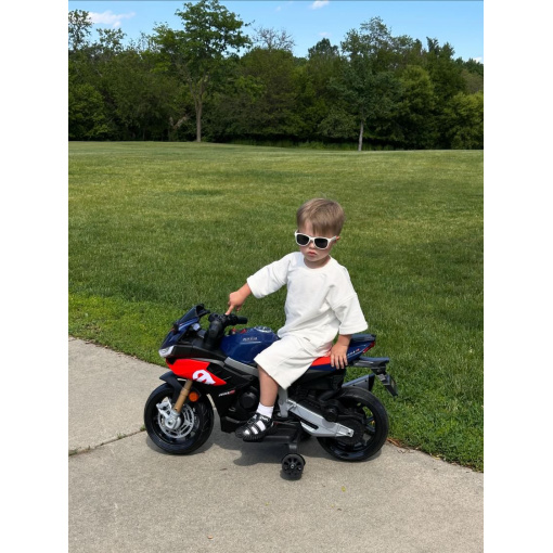 Official Licensed Aprilia RSV4 12V Kids Ride-On Motorbike - Image 7