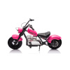 Easy to Assemble Kids Electric Motorbike - Red Blue Pink