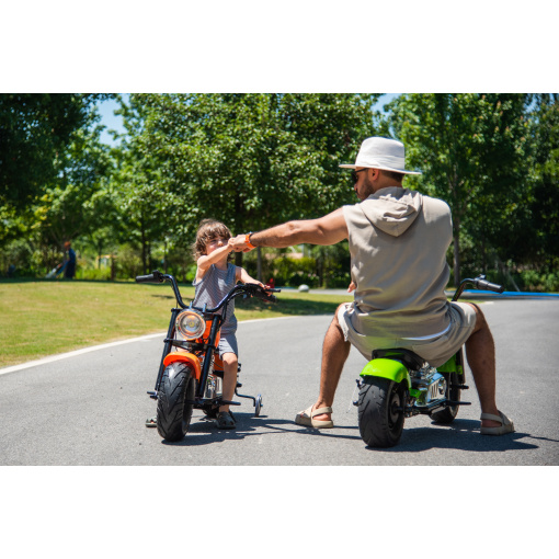 High Performance Kids Electric Motorbike - Red Blue Pink