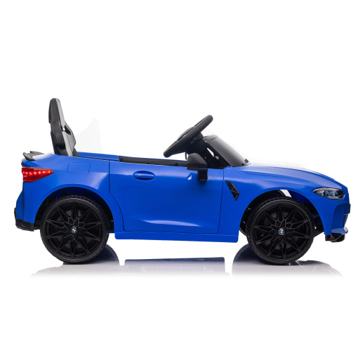 Children's BMW M4 Electric Toy Car - Push Start, LED Lights, MP3 Player