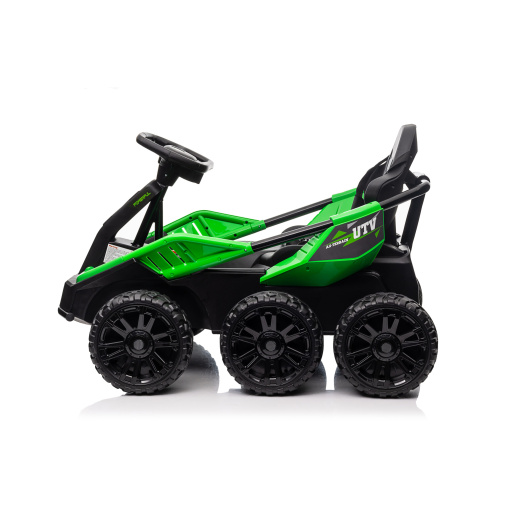 Green 6 Wheel Electric Go Kart