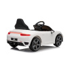Kids 12v Porsche Ride-On: Red & White Electric Toy