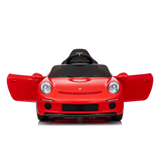 kids-porsche-ruff-12v-ride-on-toy-red-front-view